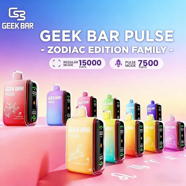 Geek Bar Pulse 15000口 小火箭15000口拋棄式電子煙 大容